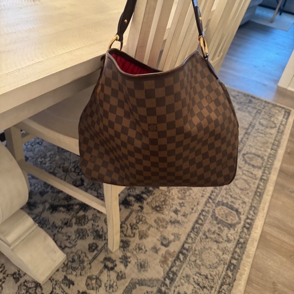 Preowned Authentic Louis Vuitton Ebene Delightful MM Damien Brown - Picture 2 of 16